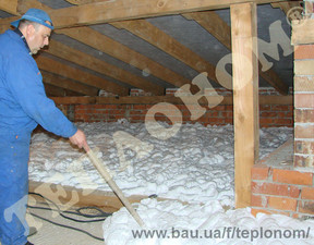 Утеплення заливним пінопластом ЕКОІЗОЛ &mdash; Теплоном